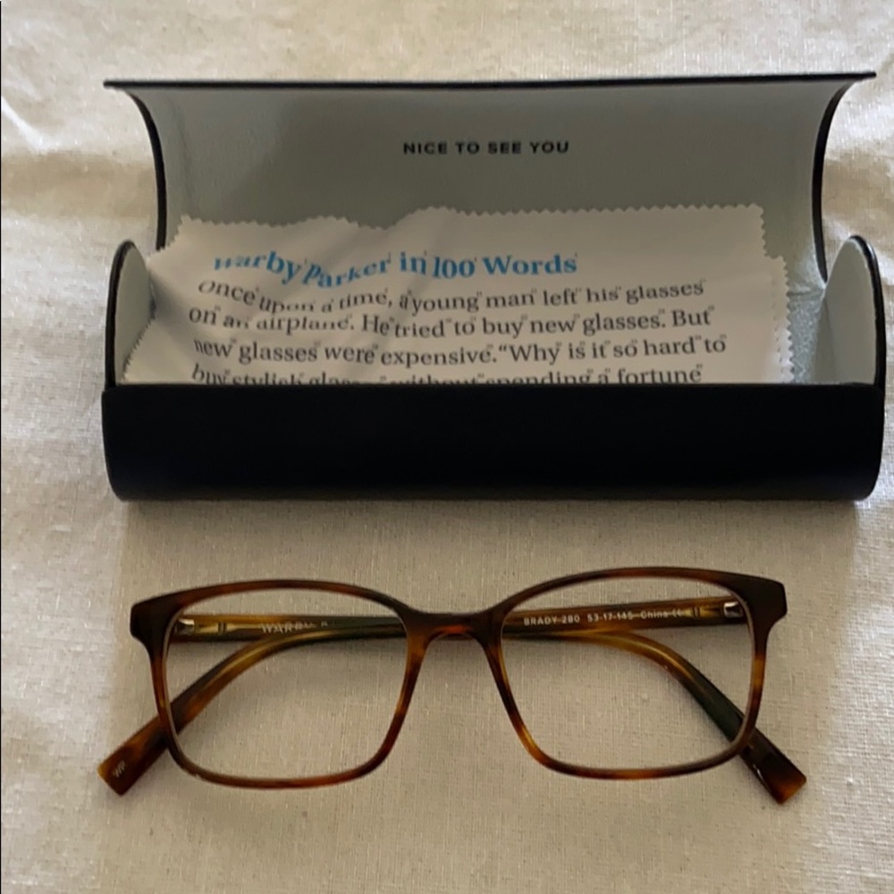 Warby Parker brandy in sugar maple